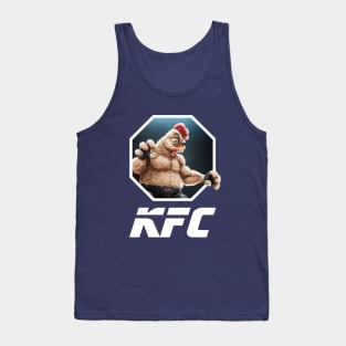 KFC Fighter Logo White Tank Top